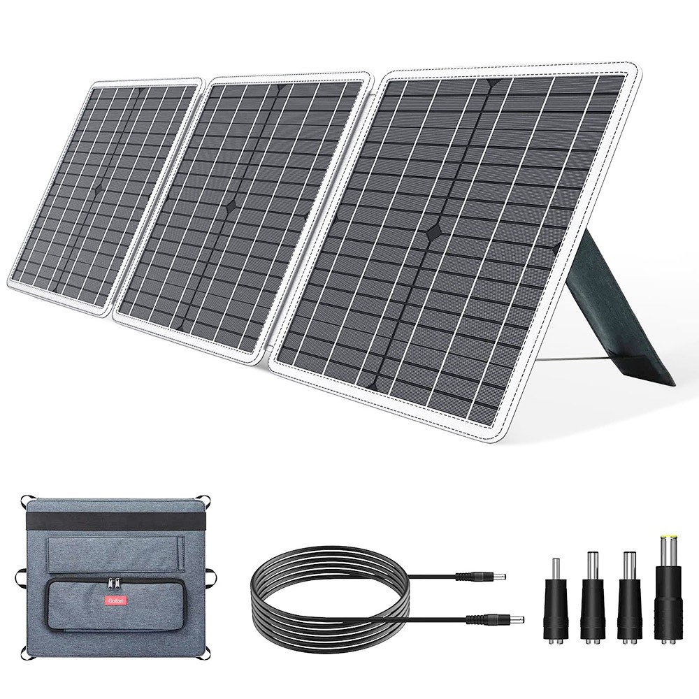 Pannello fotovoltaico portatile 60W con celle 12V