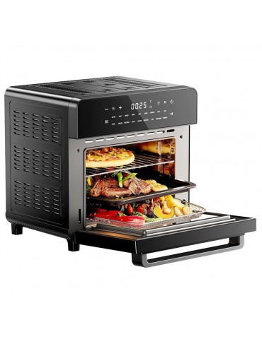 Calmdo CD-AF25EU 1800W 25L Extra-Large Air Fryer Toaster Oven, 12 Preset  Functions, 4-layer Grill, Digital Control 