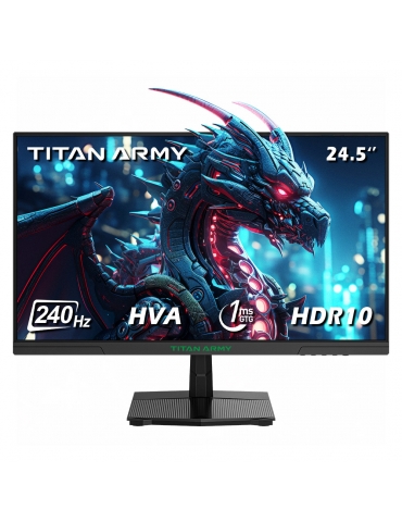 TITAN ARMY P2510H Monitor da gioco piatto 24,5 pollici...