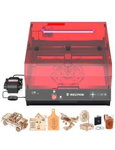 Mecpow X4 Pro Macchina per Incisione Laser 22W con...