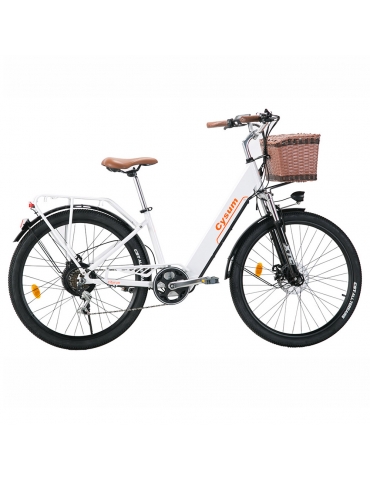 CYSUM Cityrun-26 Bicicletta elettrica, pneumatico 26'',...