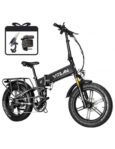 Vitilan I7 Pro 3.0 Bicicletta elettrica, motore 750W, 48V...