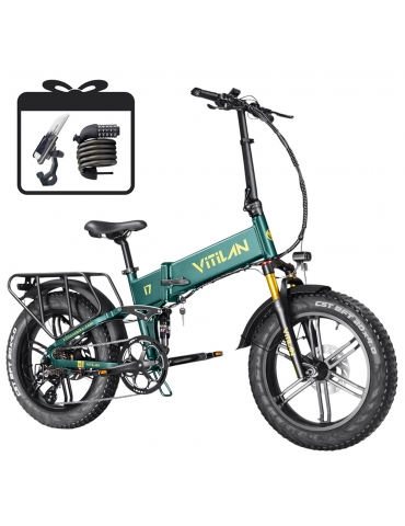 Vitilan I7 Pro 3.0 Bicicletta elettrica, motore 750W, 48V...