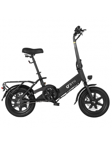 DYU C3 City Bike elettrica pieghevole, motore da 250W,...