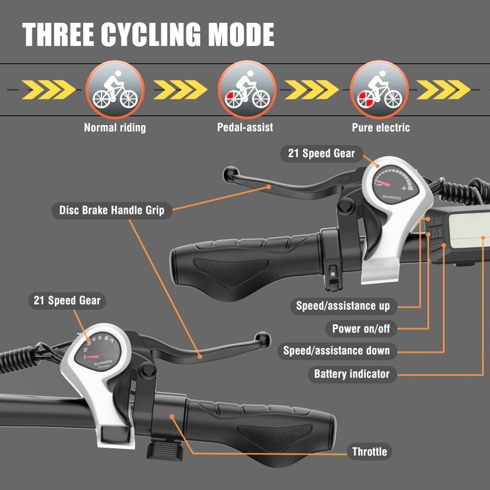 DUOTTS C29 29*2.1 pollici Pneumatici Bicicletta elettrica - Motore  Brushless 750W e Batteria 48V 15Ah