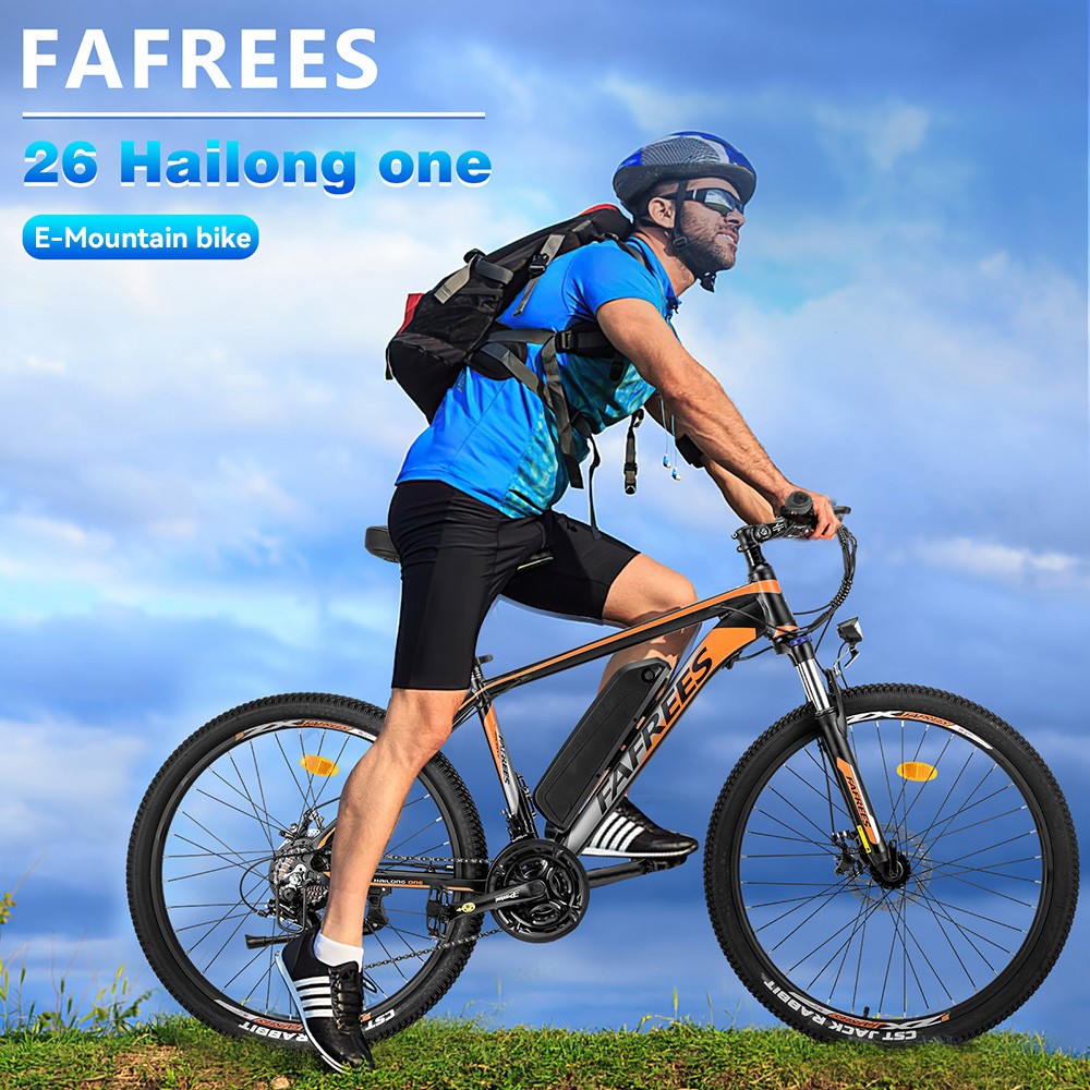 Fafrees Hailong One Electric Bike, 250W Motor, 36V/13Ah Battery, 26*2.1-inch CST Tires, 25km/h Max Speed, 100km Max Range, LCD 