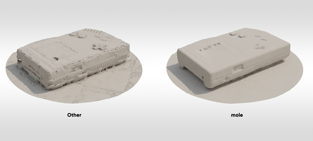 3DMakerpro Mole Standard 3D Scanner, 0.05mm Accuracy, 0.1mm Resolution, 150-400mm Work Distance, with Multi-Spectral Technology