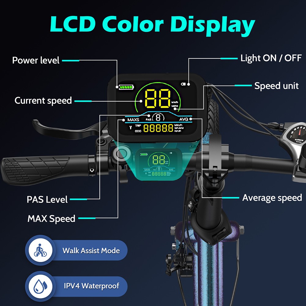 Fafrees F20 Lasting Electric Bike  250W Motor  36V 18 2Ah Battery  20*1 95'' Tires  25km/h Max Speed  120km Max Range  Mechanic