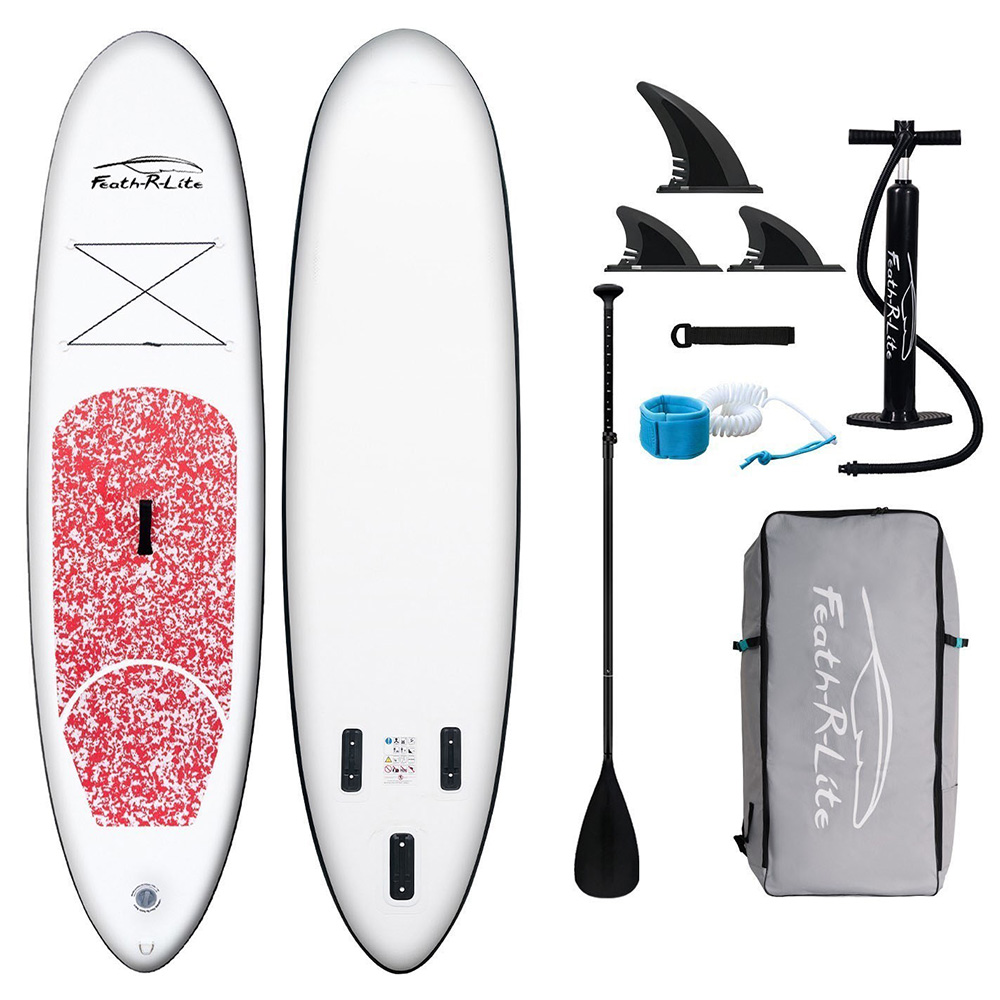 FunWater SUPFR04C Stand Up Paddle Board 305*76*15cm White Red