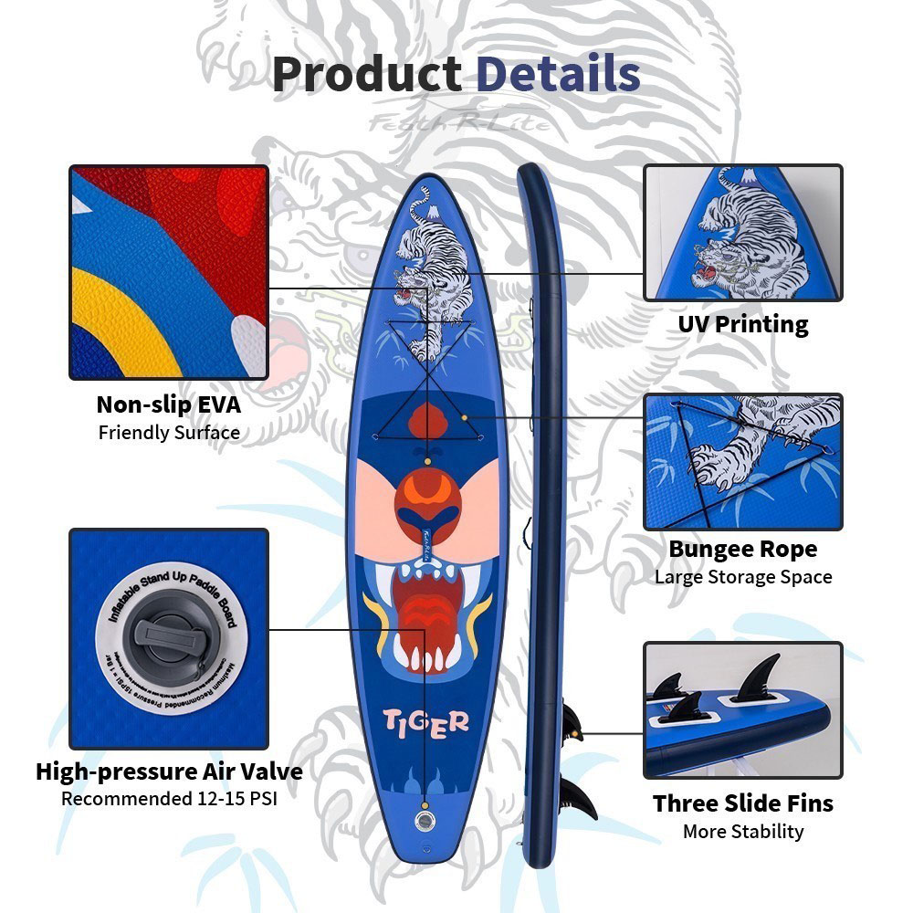 FunWater SUPFR17B Stand Up Paddle Board 335*83*15cm Blue