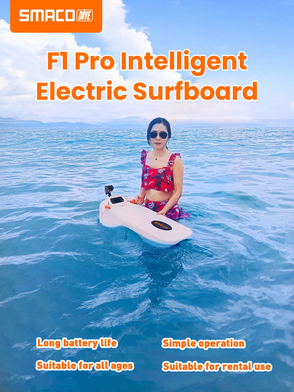 SMACO F1 Pro Electric Surfboard