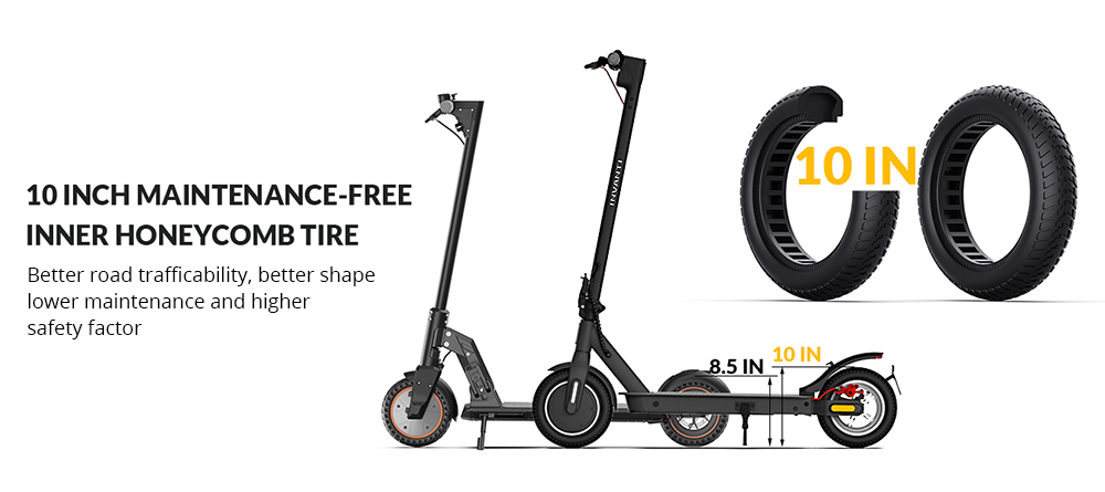 INVANTI V30PRO Electric Scooter  10-inch Tire  350W Motor  36V 7 5AH Battery  10-inch Tire  25km/h Max Speed  32km Range  Rear 