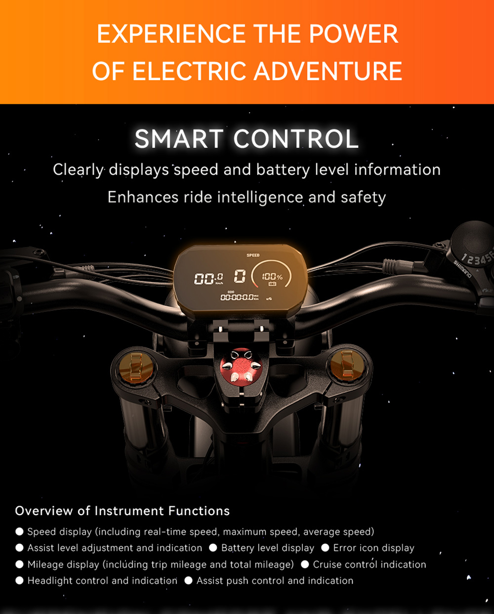 DUOTTS F20 Electric Bike  750W Motor  52V 27Ah Battery  20*4 0 Inch Fat Tires  50km/h Max Speed  120km Range  Full Suspension  