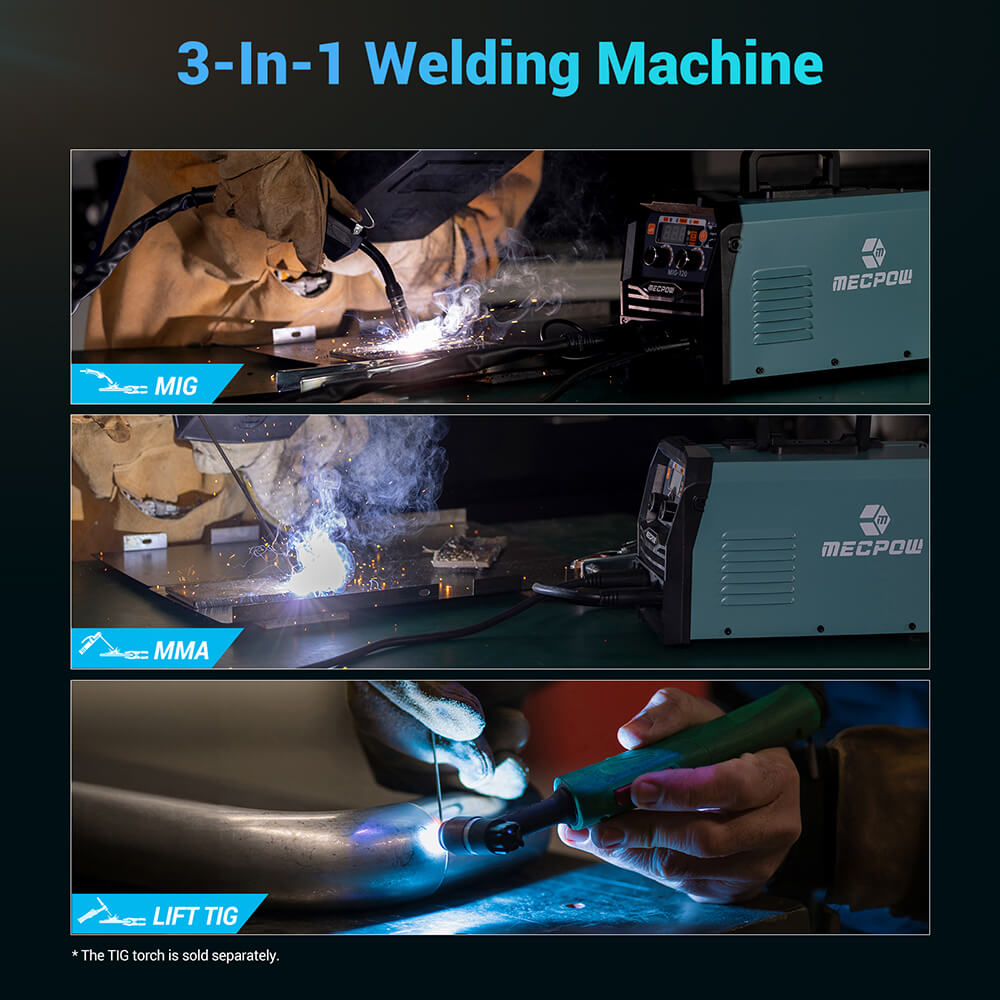 Gasless MIG-120 welding machine