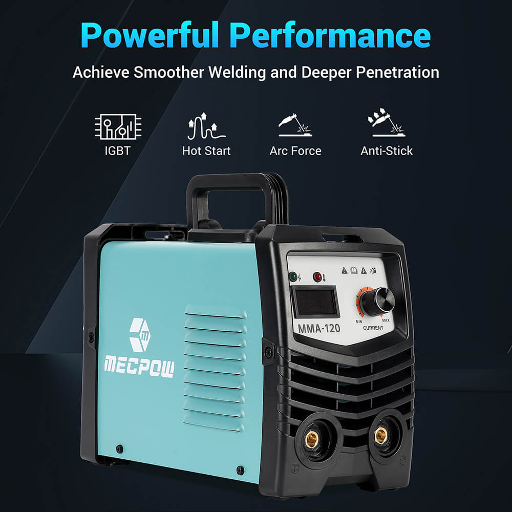 Mecpow Stick Welder MMA-120 Dual Voltage Blue