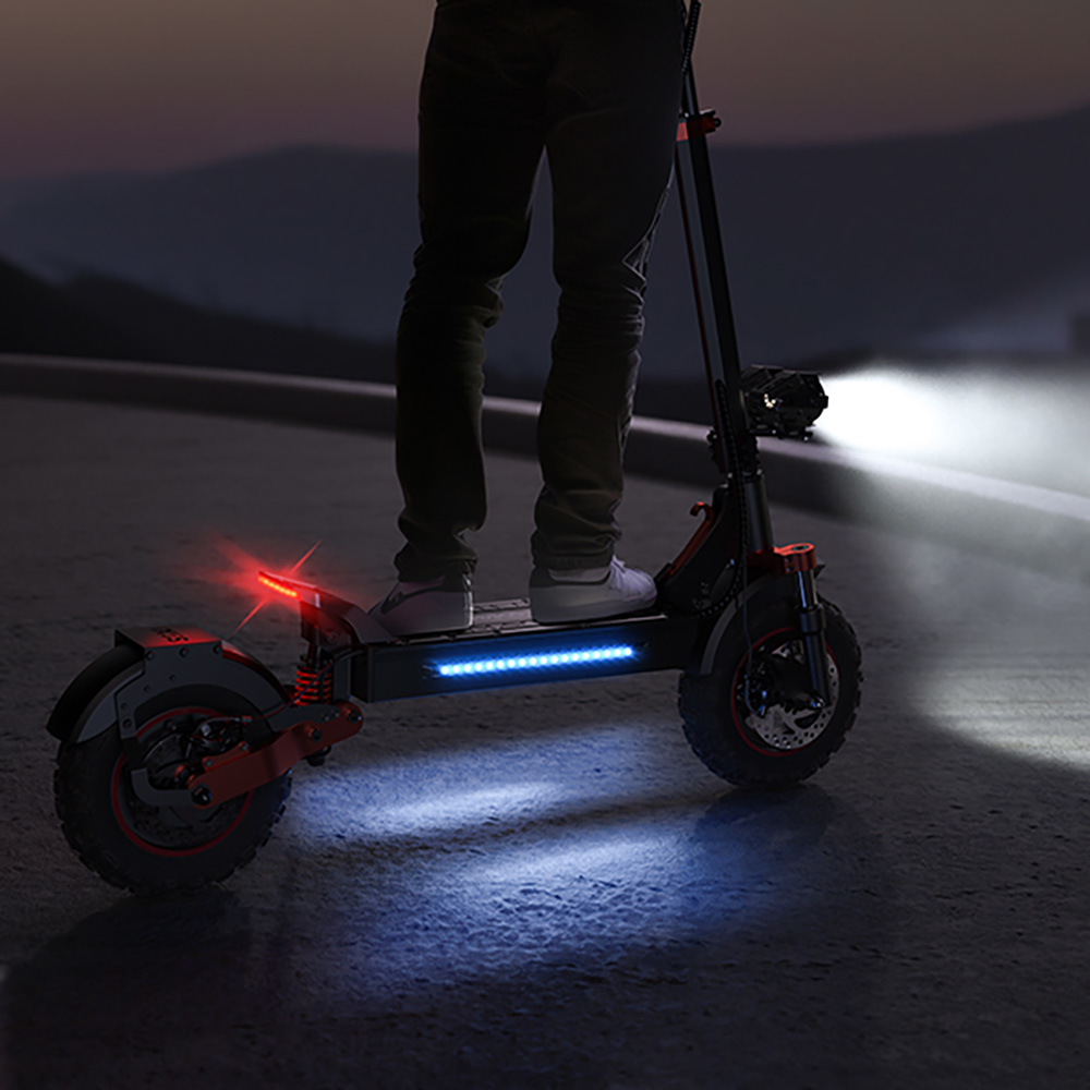 iScooter iX5S Electric Scooter  1000W Motor  48V 15Ah Battery  10-inch Tire  25km/h Max Speed  65km Range  Dual Disc Brakes  Fr