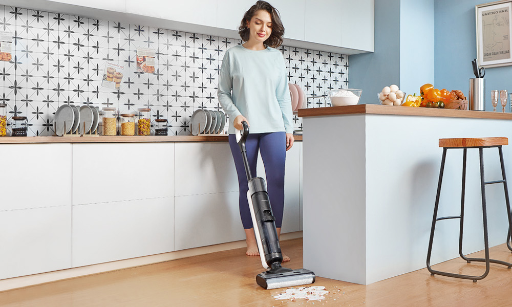 Ultenic AC1 Elite Cordless Vacuum And Mop with Self-Cleaning  Up to 50min Runtime  Smart Dirt Detection  3 Cleaning Mode  LCD D