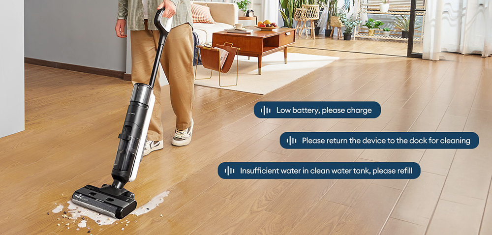 Ultenic AC1 Elite Cordless Vacuum And Mop with Self-Cleaning  Up to 50min Runtime  Smart Dirt Detection  3 Cleaning Mode  LCD D