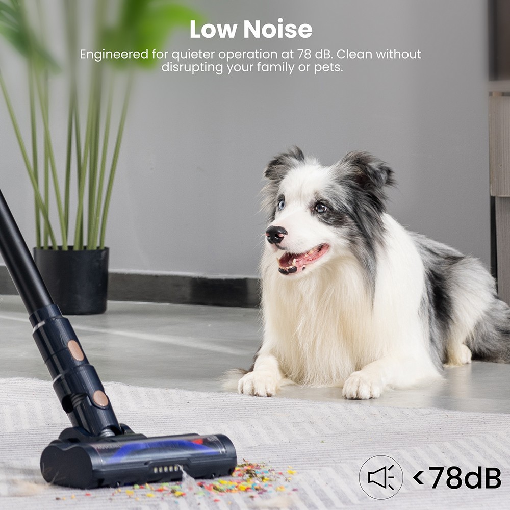 Proscenic P11 Lite Cordless Vacuum Cleaner  Max 28 kPa Suction  Up to 35min Runtime  LED Screen  Auto De-Tangles Hair  180° Sw