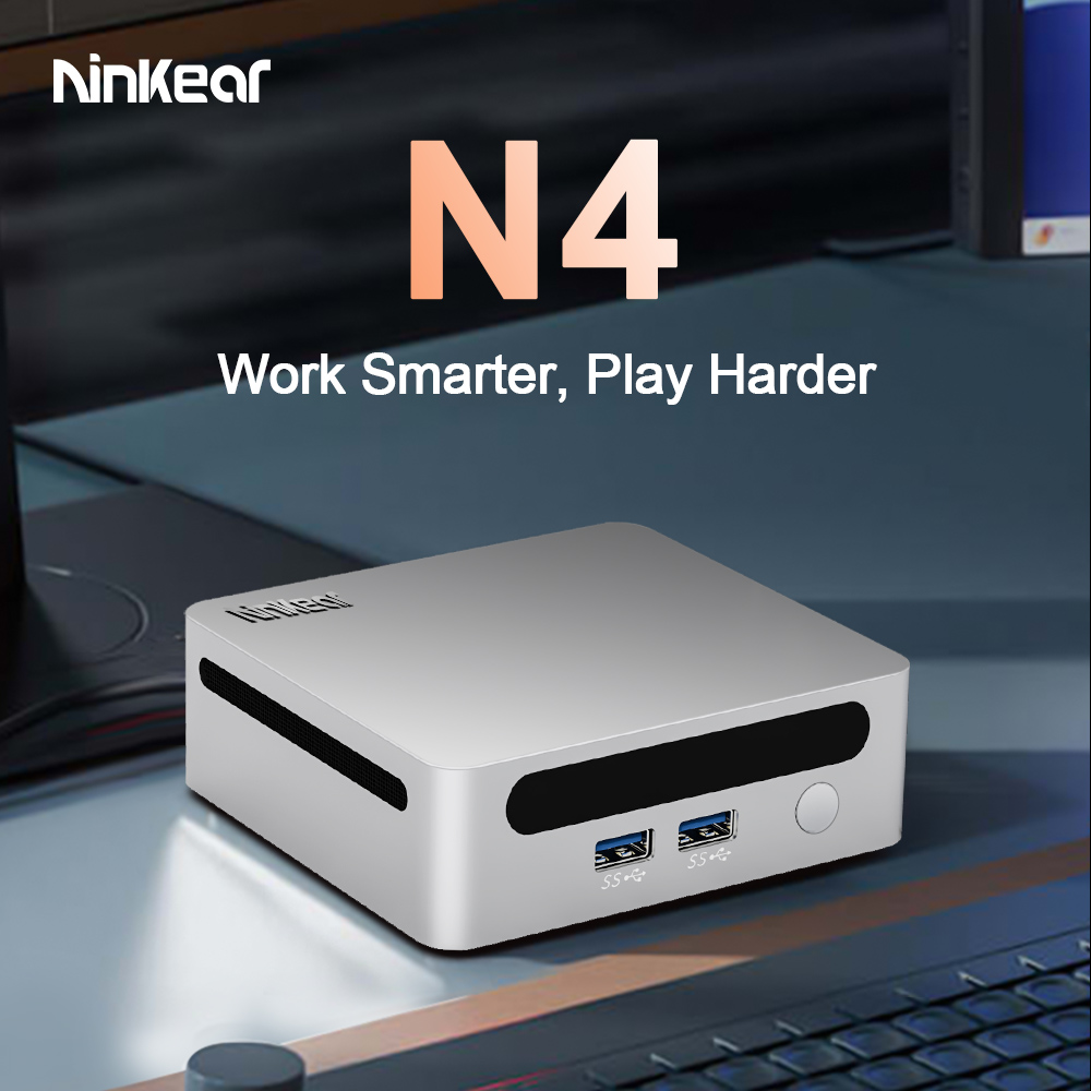 Ninkear N4 Mini PC  AMD Ryzen 7 4800U 8 Cores Max 4 2GHz  16GB RAM 512GB SSD  Type-C  8K   2*HDMI  4K  Triple Display  WiFi 6 B