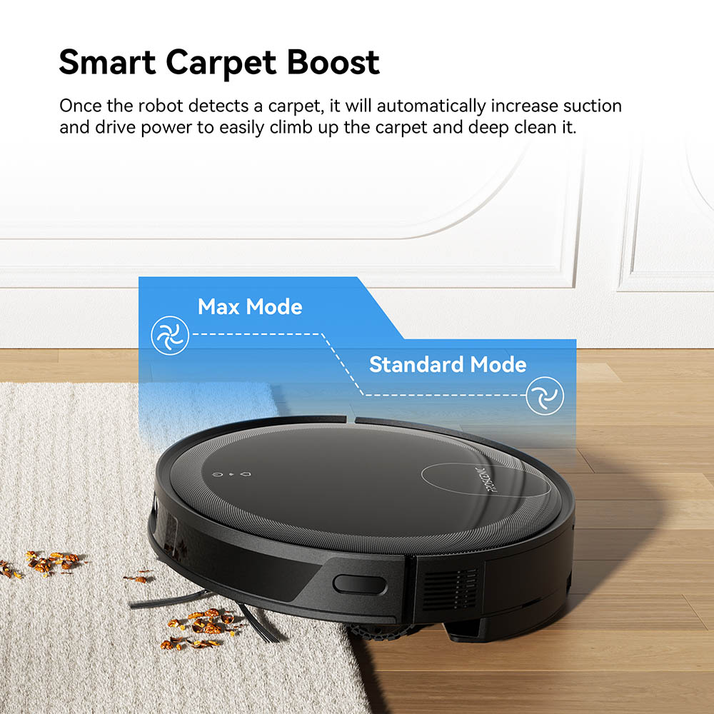 Proscenic X1S Robot Vacuum Cleaner  Black - EU Plug