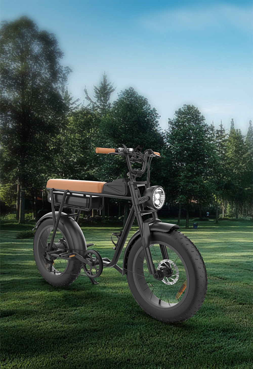 YAMALI FXH-006 Electric Bike  1000W Motor  48V 20Ah Battery  20*4'' Fat Tires  50km/h Max Speed  60km Range  Shimano 7 Speed  F