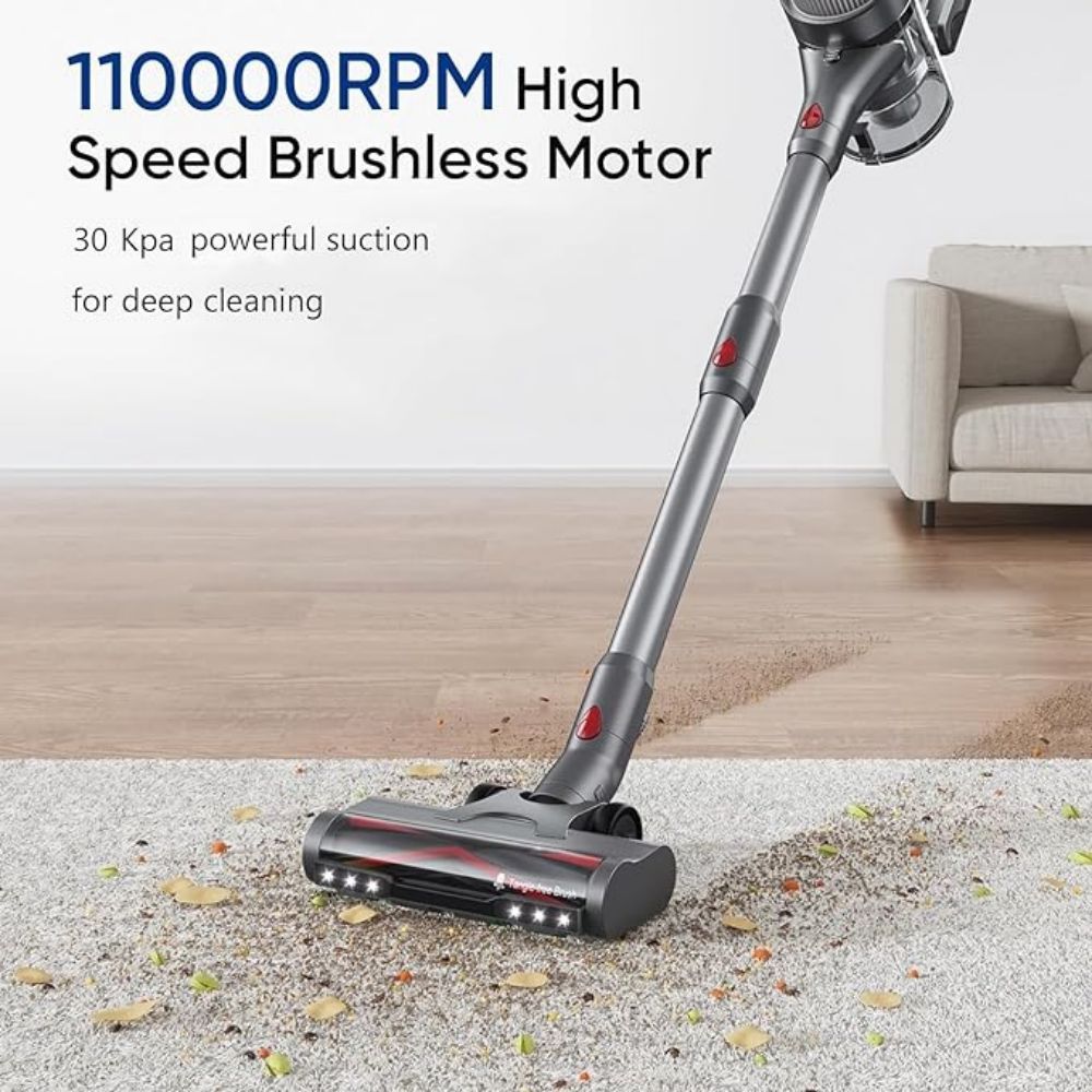 Maircle S3-MATE B Cordless Vacuum Cleaner  with Store and Charge 2-in-1 Dock  40min Runtime  30kPa Power Suction  LED Control D