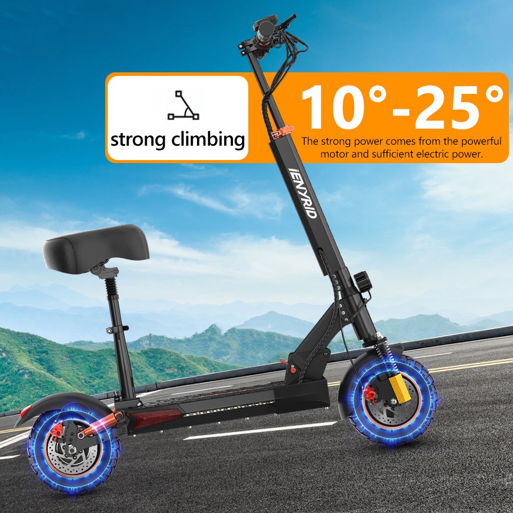 IENYRID M4 Pro S  Electric Scooter  800W Motor  48V 12 5AH Battery  10-inch Tire  45km/h Max Speed  20-30km Range  Dual Disc Br