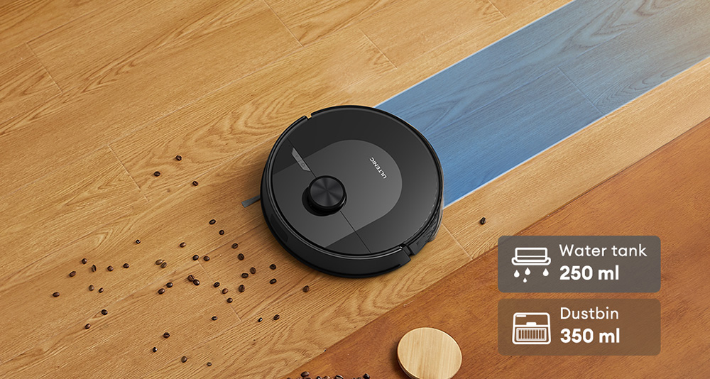 Ultenic D10 Robot Vacuum Cleaner  15min LiDAR Quick Map  4000Pa Suction  120min Runtime  Carpet Auto-Boost  No-Go Zone  Time Sc