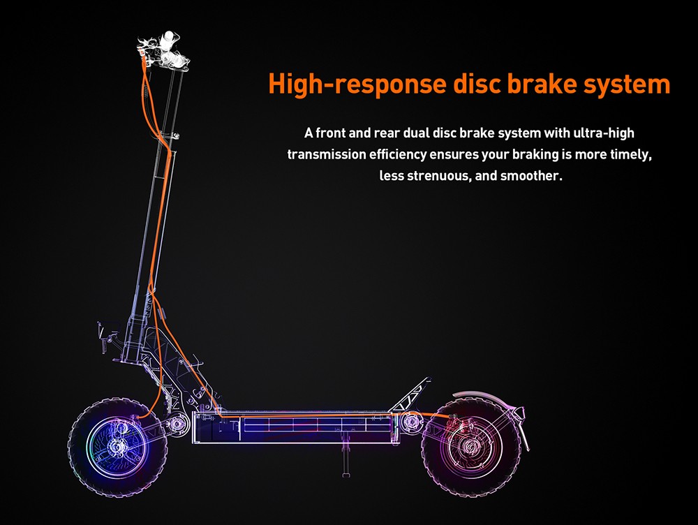 Joyor S8 Electric Scooter  600W Motor  48V 26AH Battery  10 Inch Tires  25km/h Max Speed  90km Range  Dual Mechanical Disc Brak