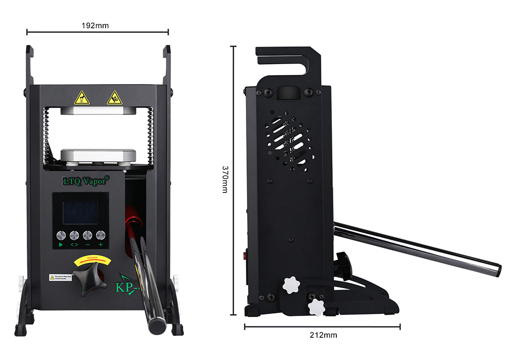 LTQ VAPOR KP-402 Heat Press Machine  Dual Heating Plates  4 Ton Pressure Starter  Adjustable Temperature