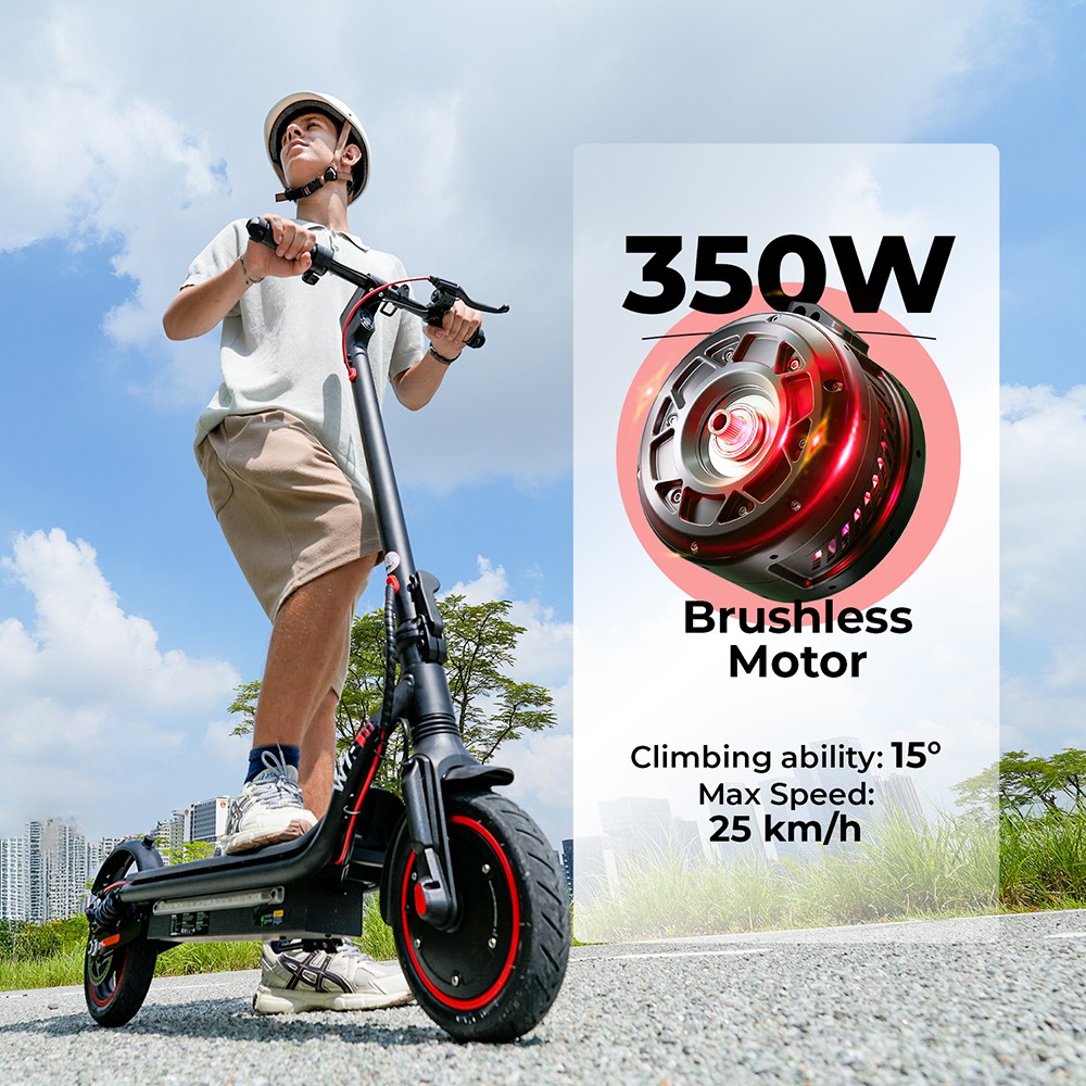 iScooter W7 Electric Scooter  350W Motor  42V 7 8AH Battery  8 5-inch Tire  35km/h Max Speed  30km Range  Disc Brake  Dual Shoc