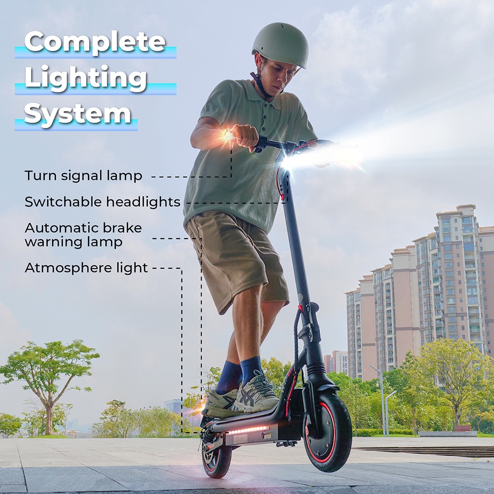 iScooter W7 Electric Scooter  350W Motor  42V 7 8AH Battery  8 5-inch Tire  35km/h Max Speed  30km Range  Disc Brake  Dual Shoc