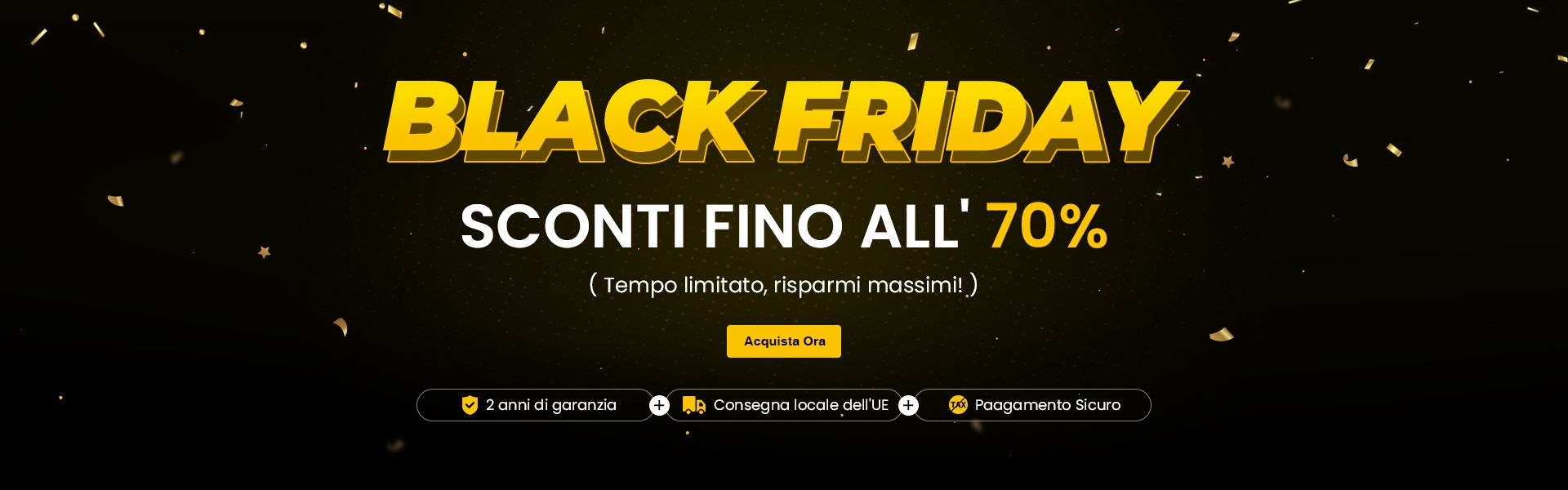 Black Friday 2024: Risparmia alla Grande con Sconti a Sorpresa e Fino all'80% di Sconto!